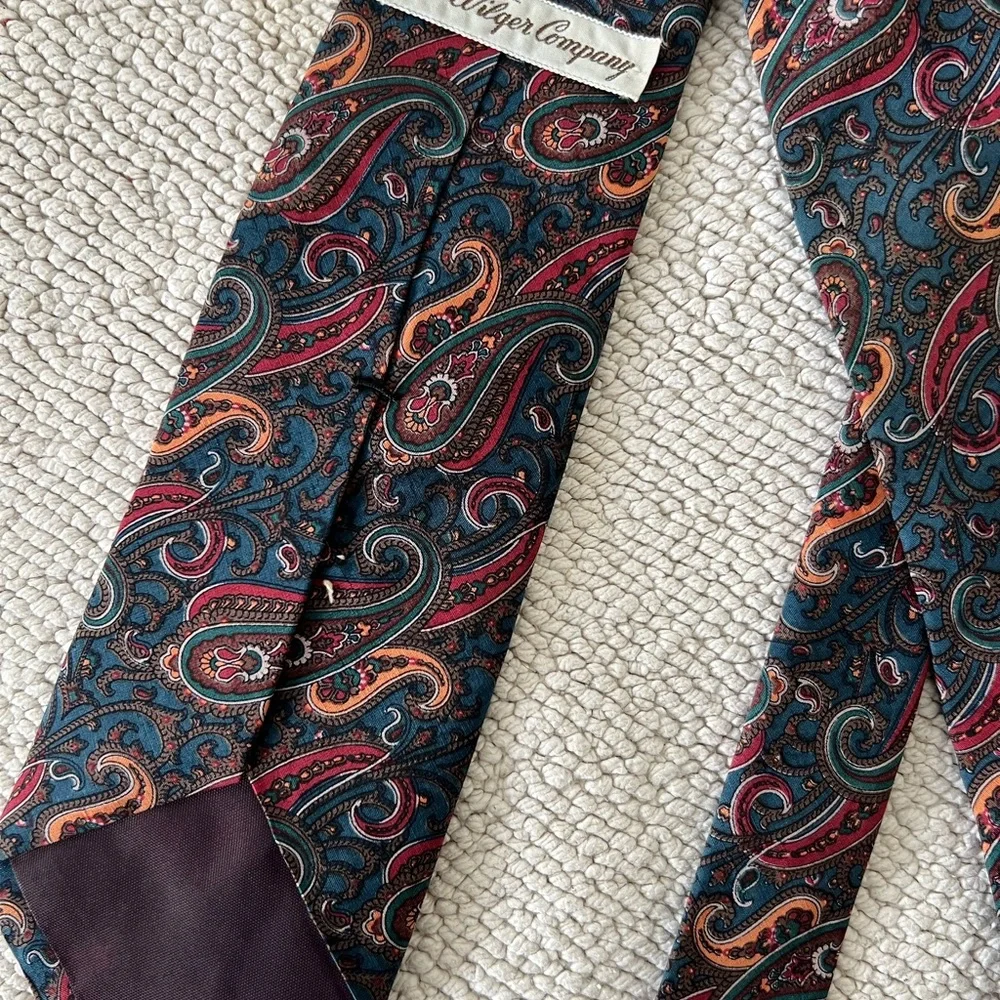 THE WILGER COMPANY Elegant Men’s Ties | 100% Silk | Made in USA